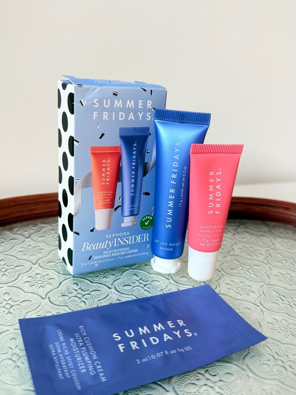 Summer Fridays Jet Lag Mask and Summer Fridays Lip Butter